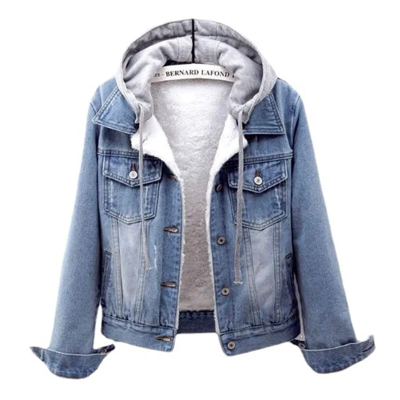 Nord Taschen | Plus Size Kapuzen-Denimjacke - Stilvoll & Bequem