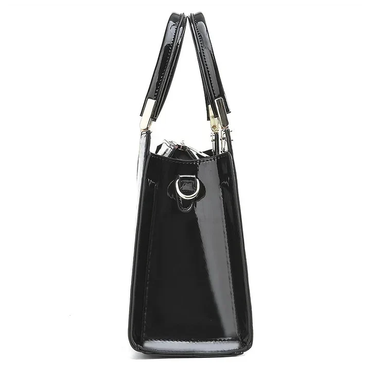 Frauen glänzende handtasche