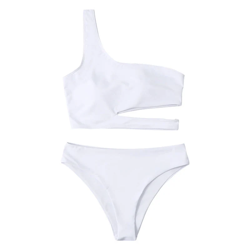 Damen Einseitiger Bikini mit innovativem Cut-Out