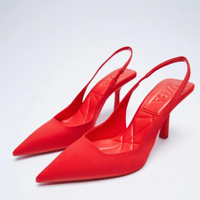 Damen Slingback Pumps mit spitz zulaufendem Design und elegantem Absatz