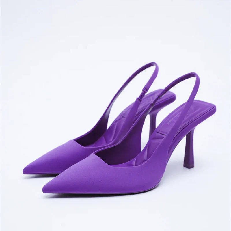 Damen Slingback Pumps mit spitz zulaufendem Design und elegantem Absatz