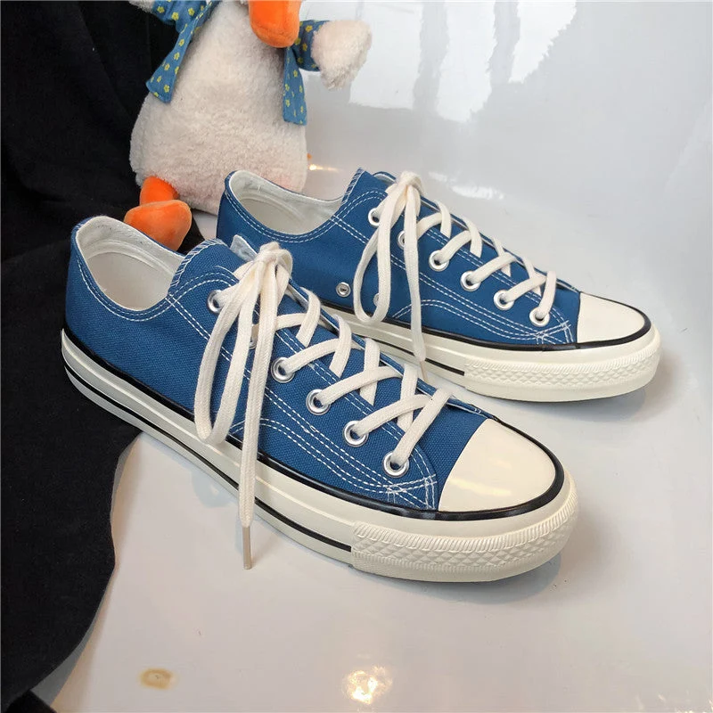 Damen Leichte Canvas-Sneaker mit rutschfester Sohle