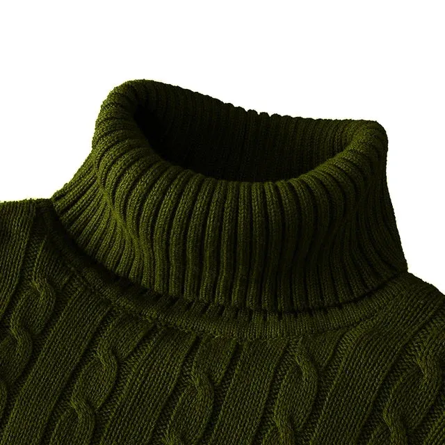 Kuscheliger Herrenpullover mit trendigem Rollkragen - Wintersaison 2024