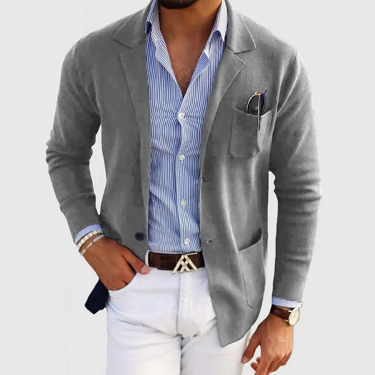 Lässiger Herrenblazer, Stilvoll und Bequem