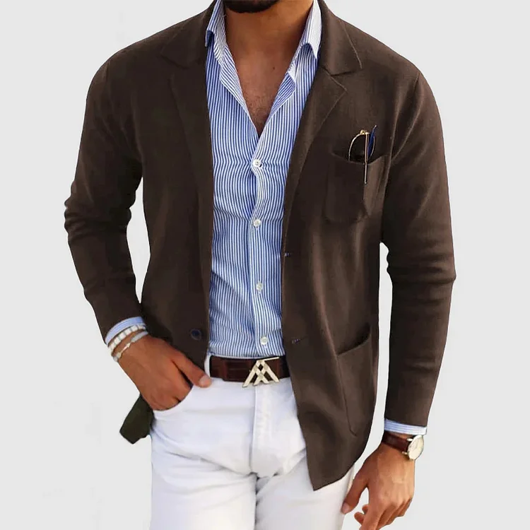 Lässiger Herrenblazer, Stilvoll und Bequem