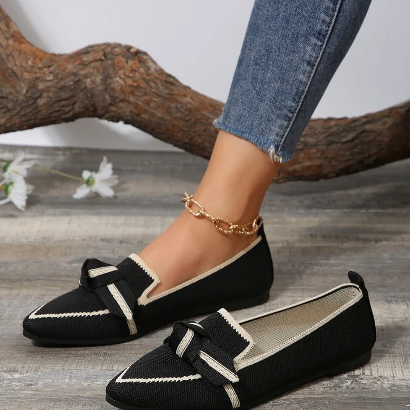Damen Spangenballerinas mit Knötchen-Details und atmungsaktivem Obermaterial Nord Taschen