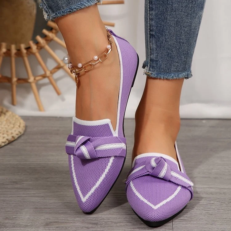 Damen Spangenballerinas mit Knötchen-Details und atmungsaktivem Obermaterial Nord Taschen