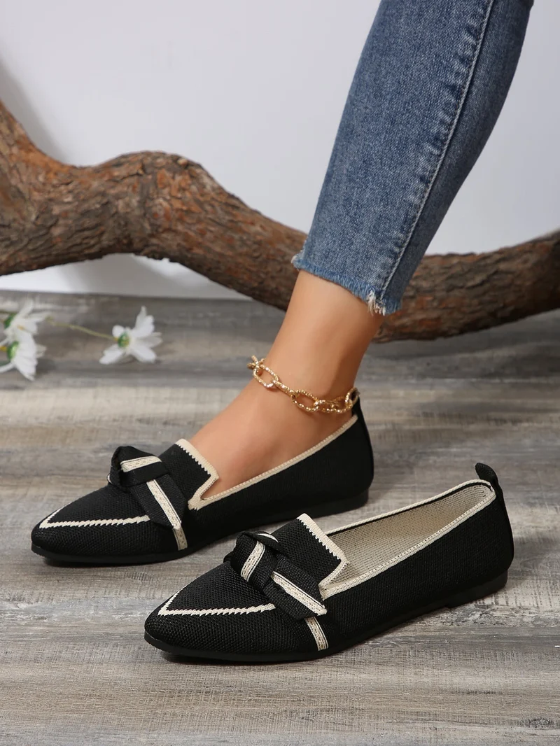 Damen Spangenballerinas mit Knötchen-Details und atmungsaktivem Obermaterial Nord Taschen