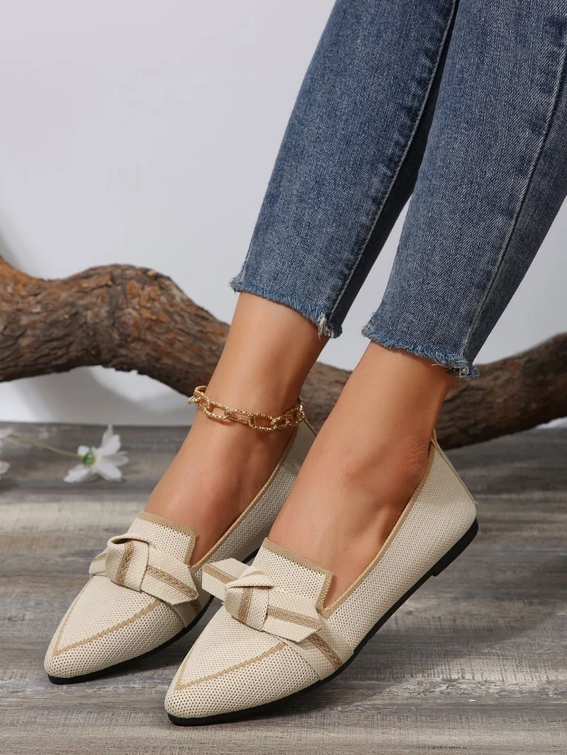 Damen Spangenballerinas mit Knötchen-Details und atmungsaktivem Obermaterial Nord Taschen