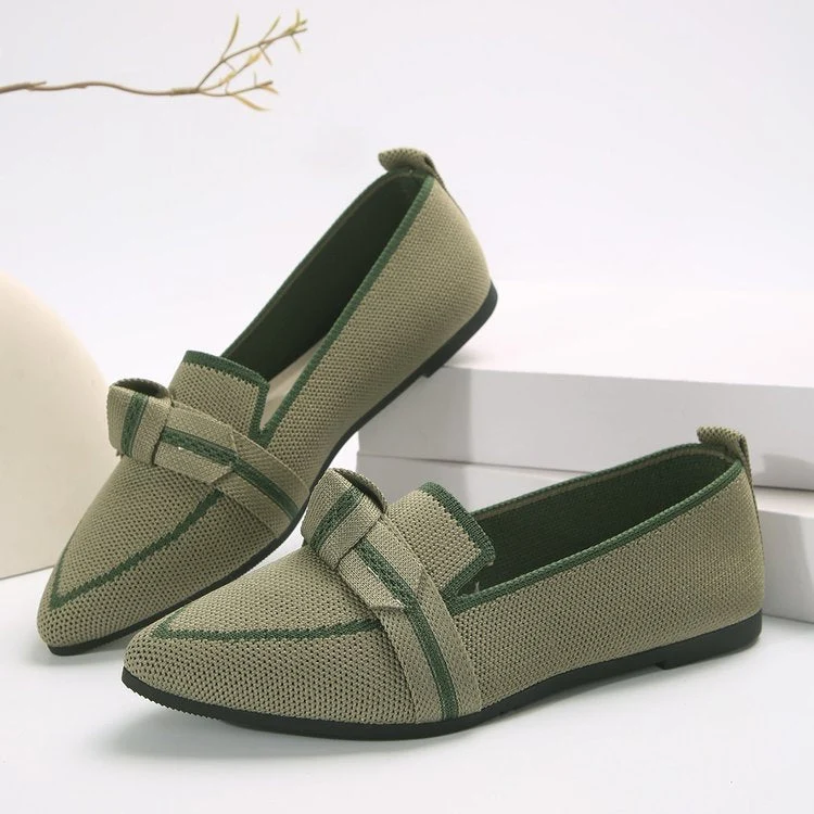 Damen Spangenballerinas mit Knötchen-Details und atmungsaktivem Obermaterial Nord Taschen