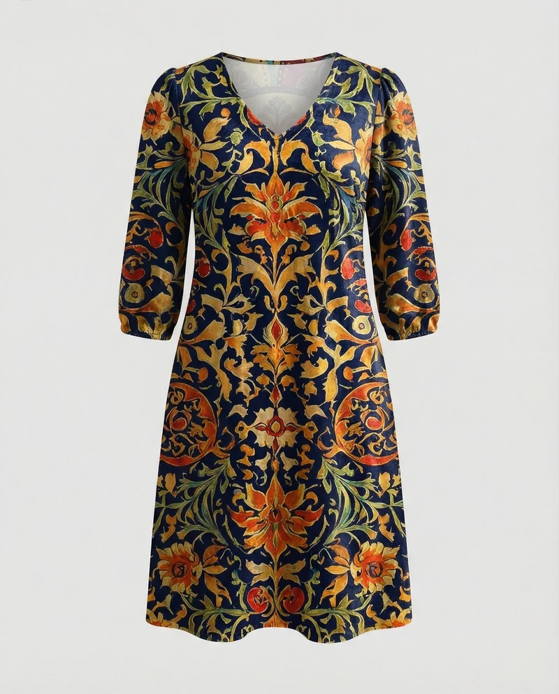 Boho Maxikleid Sommer Damen Taschen