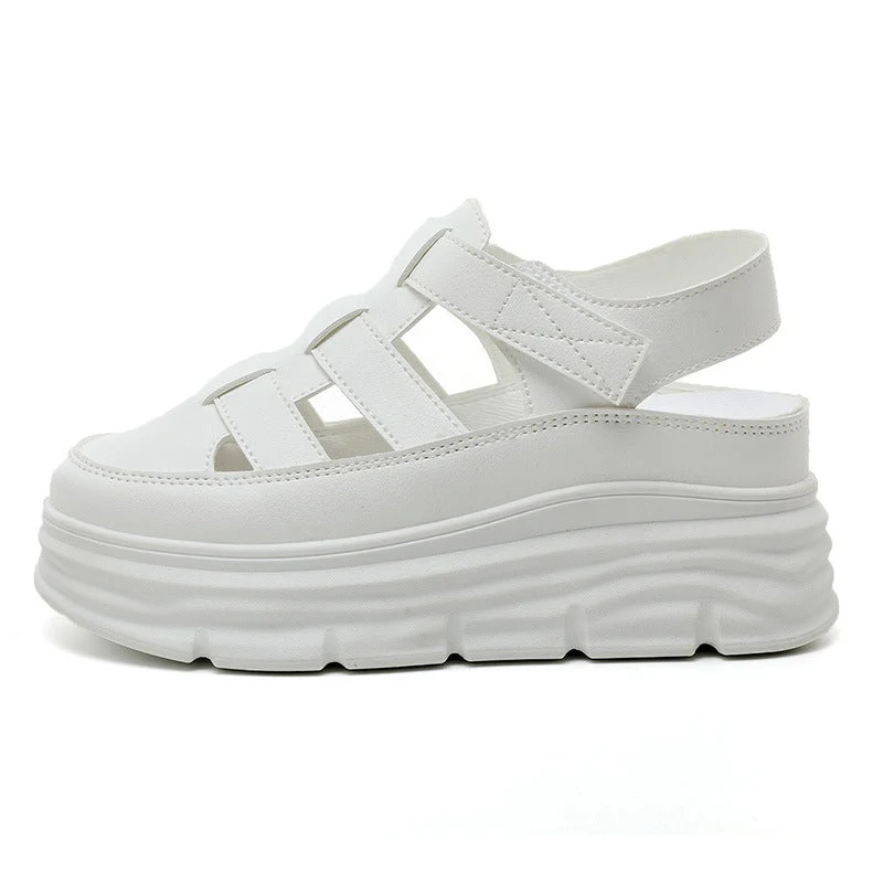 Damen luftige Plateau Sandalen Nord Taschen