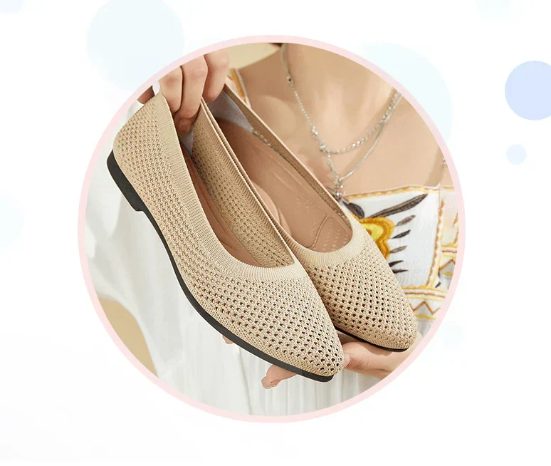 graue orthopädische ballerinas