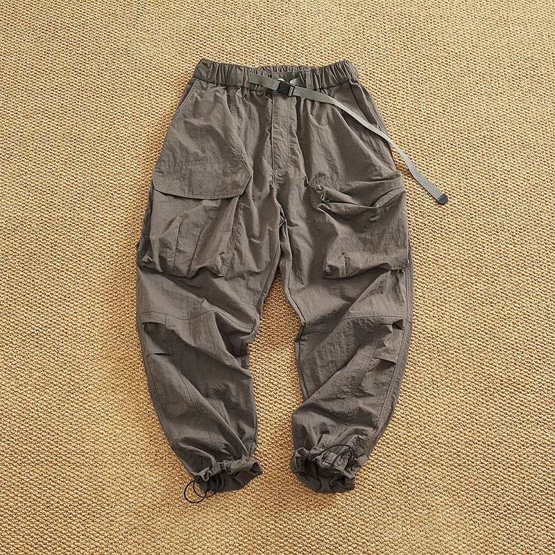 Damen Cargo-Hose mit elastischem Bund und multifunktionalen Taschen