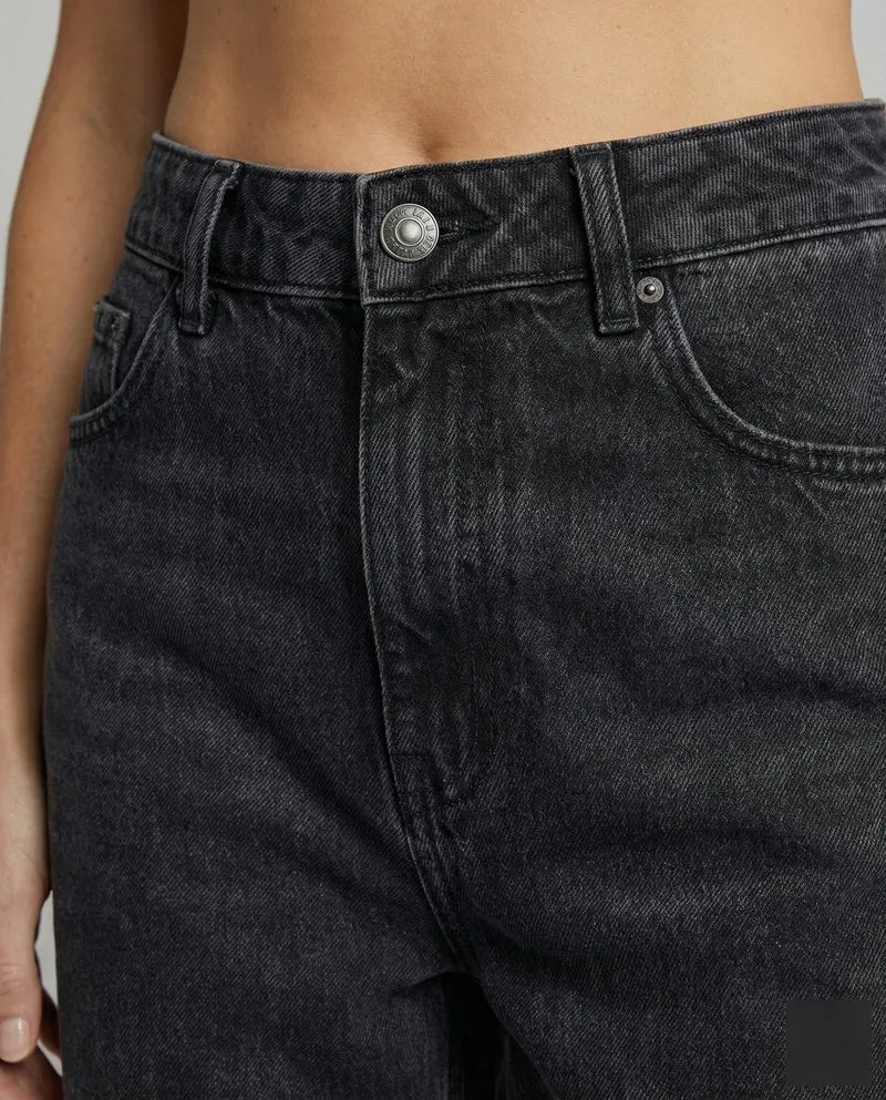 Damen Denim Bermuda Knielang