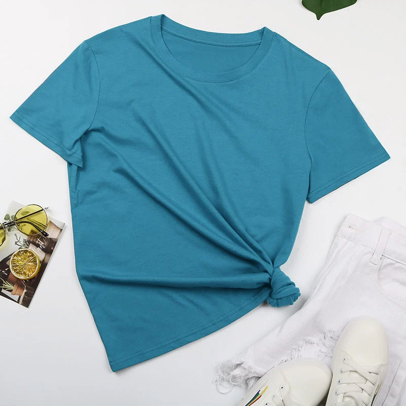 Damen Basic T-Shirt mit Lässigem Schnitt und Hochwertiger Baumwollqualität Nord Taschen