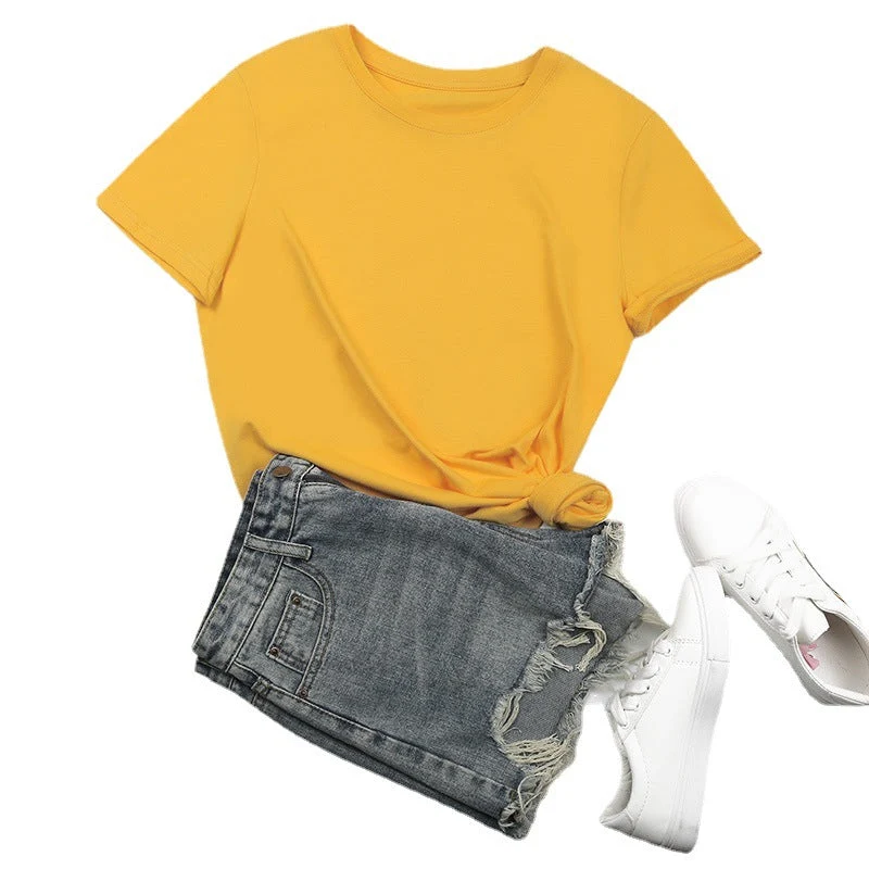 Damen Basic T-Shirt mit Lässigem Schnitt und Hochwertiger Baumwollqualität Nord Taschen