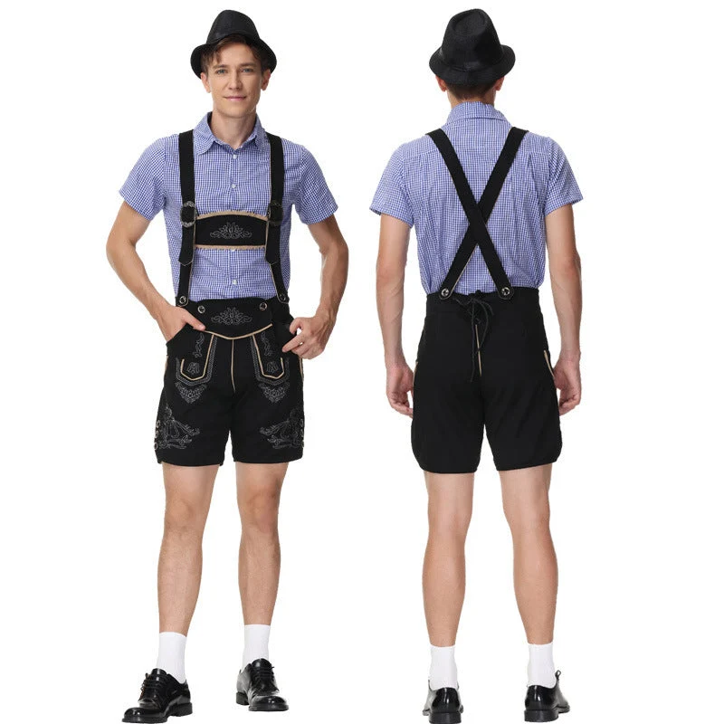 Herren Stilvolles Trachten-Outfit mit aufwändigen Stickereien und modernen Akzenten
