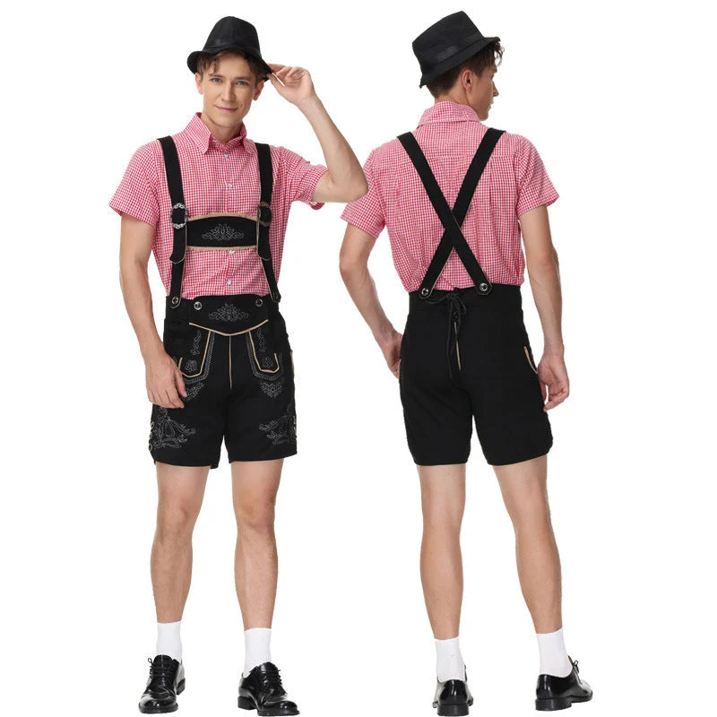 Herren Stilvolles Trachten-Outfit mit aufwändigen Stickereien und modernen Akzenten