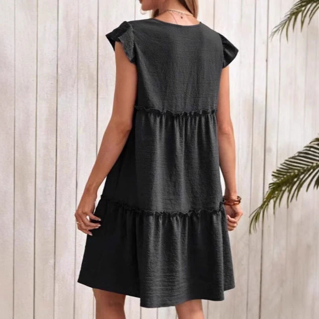 Damen lässiges Sommerkleid Nord Taschen