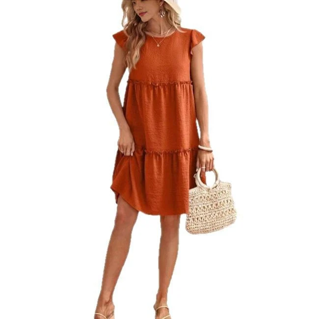 Damen lässiges Sommerkleid Nord Taschen