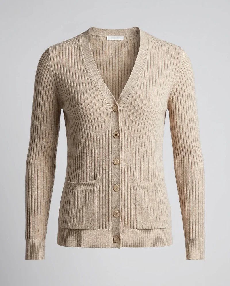 Damen Strickcardigan mit praktischen Taschen und Knopfdetails