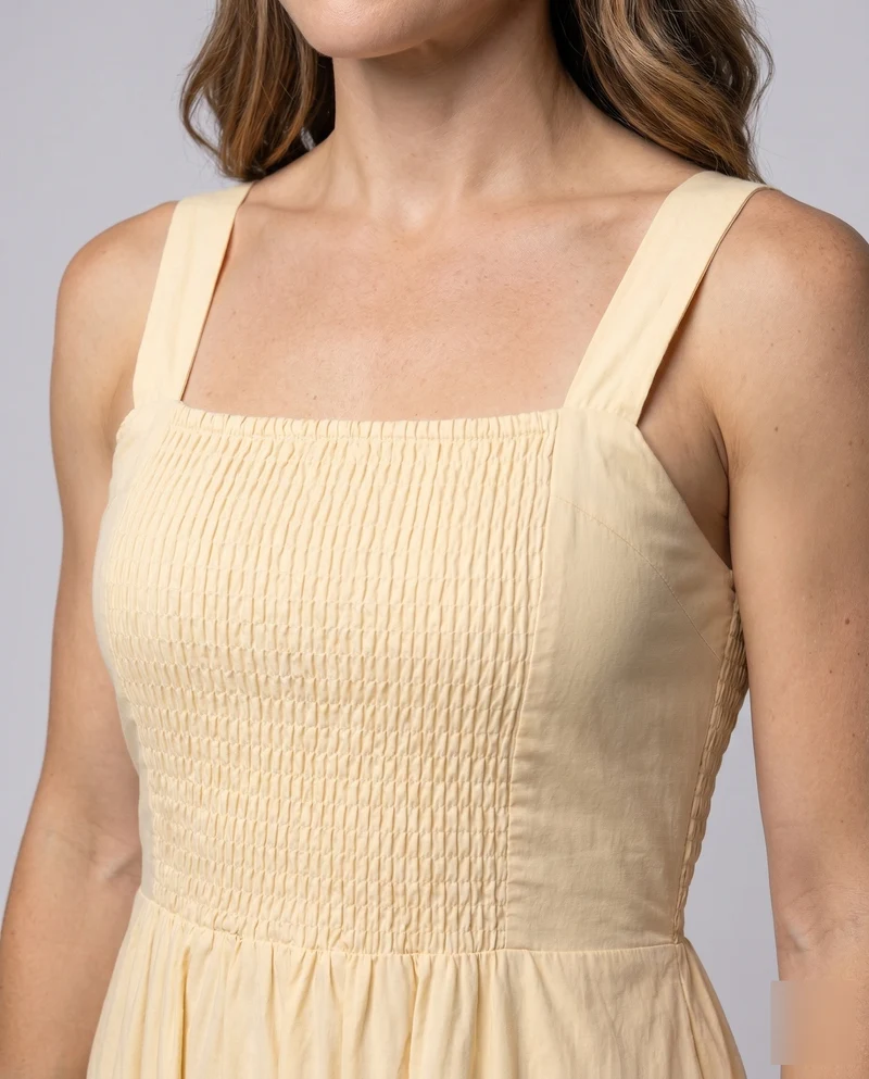 Damen Sommerliches Maxikleid mit atmungsaktivem Schnitt