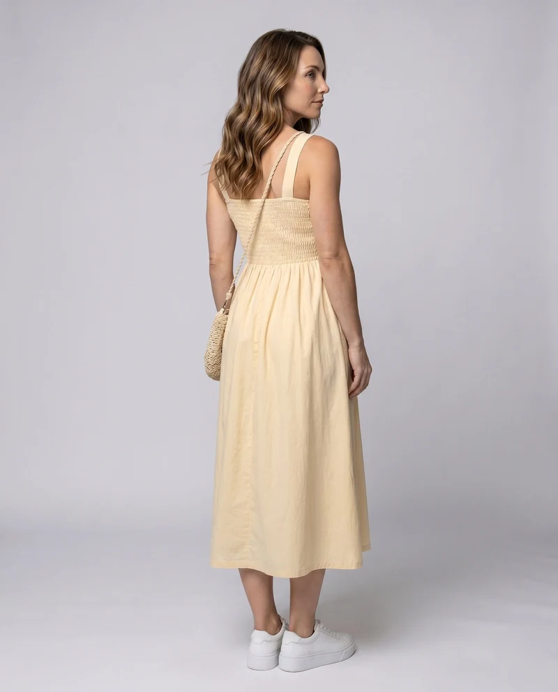 Damen Sommerliches Maxikleid mit atmungsaktivem Schnitt
