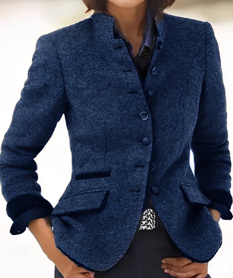 Moderne Damenjacke mit Taschen für den Alltag