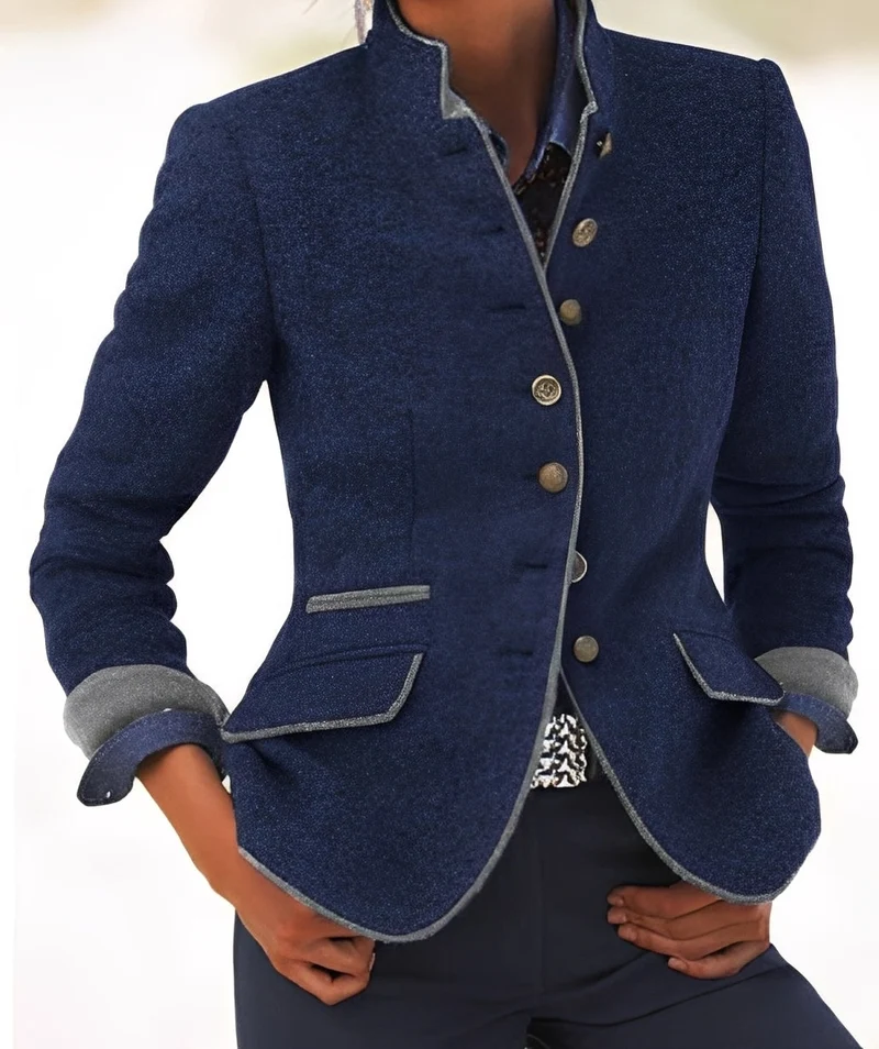 Moderne Damenjacke mit Taschen für den Alltag