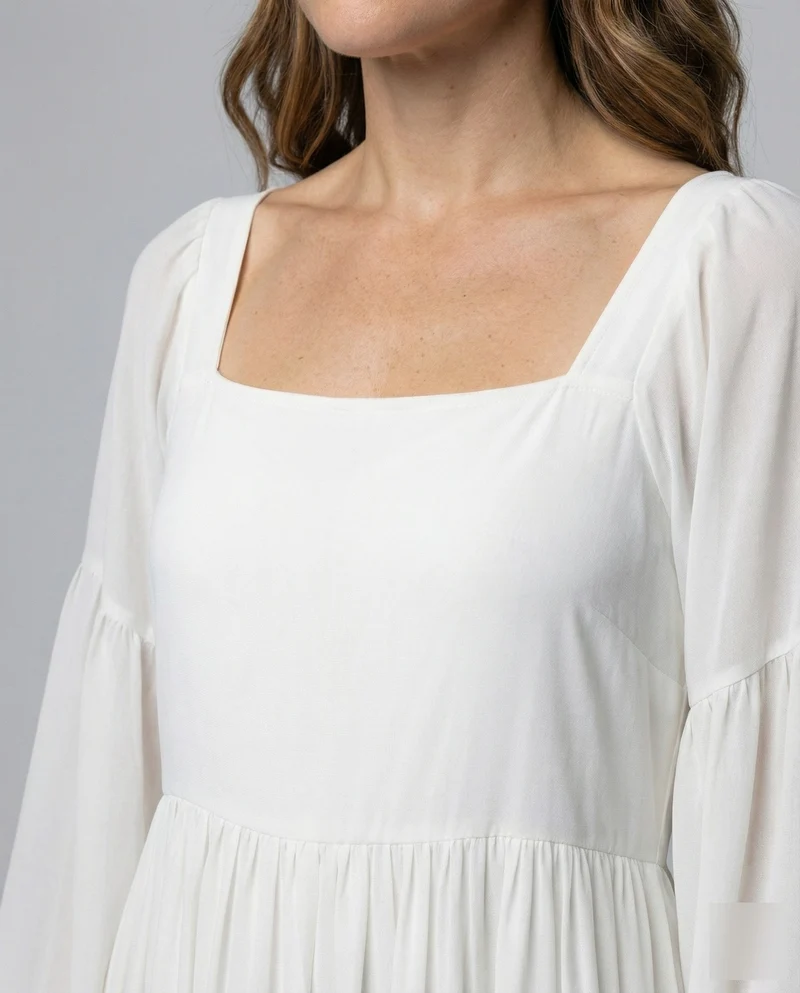 Damen Fließende Boho Chiffon Maxikleid