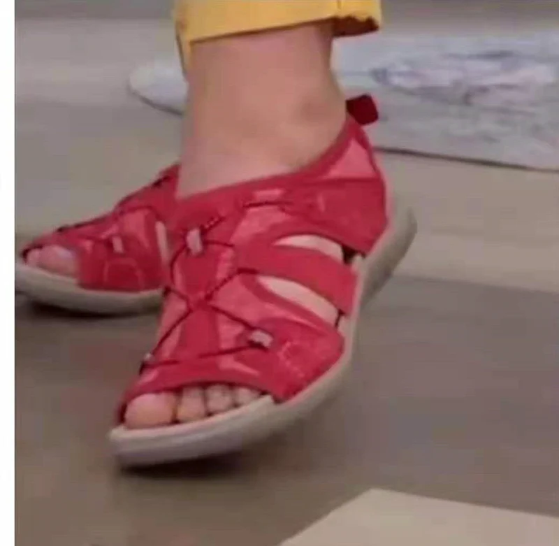 Damen Sportliche Sandalen mit verstellbarem Riemendesign und fachgerechter Dämpfung