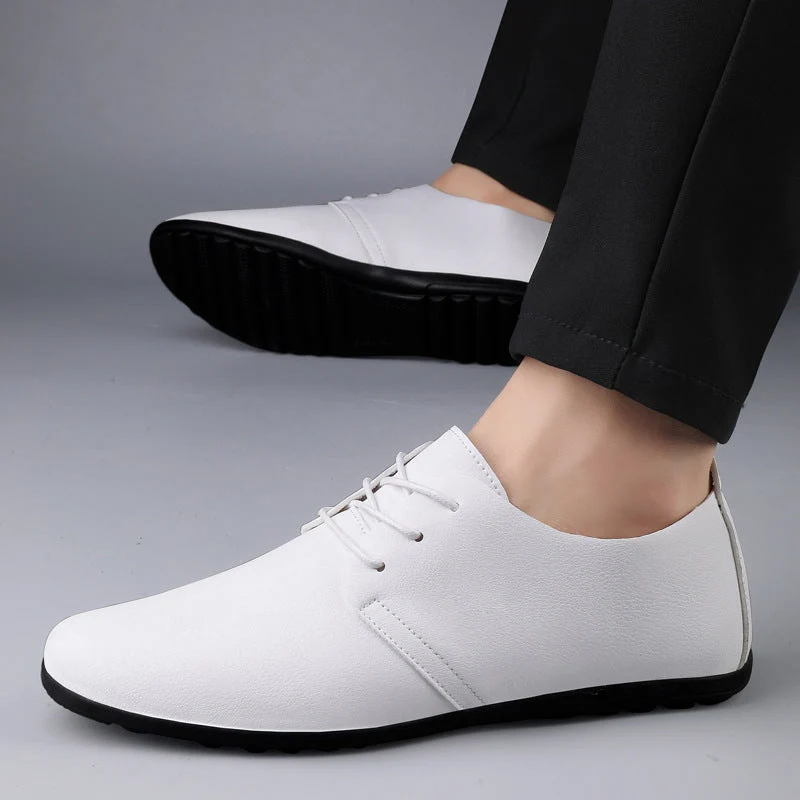 Damen Elegante Schnürschuhe aus hochwertigem Leder mit rutschfester Sohle