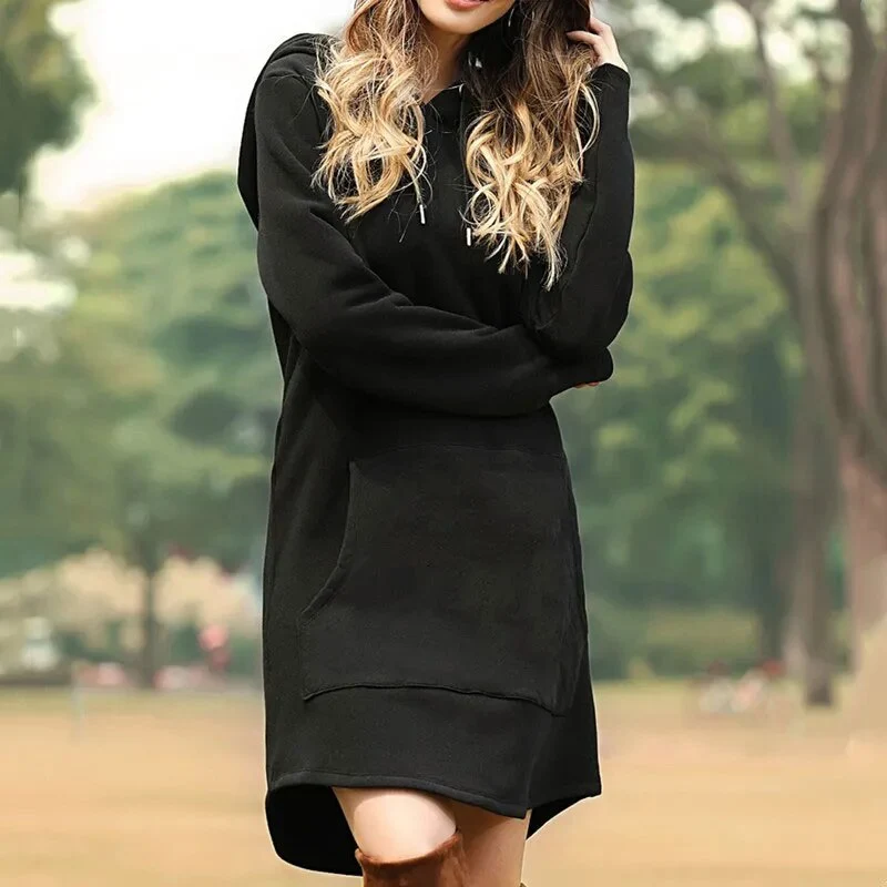 Gemütliches Hoodie-Kleid für Damen