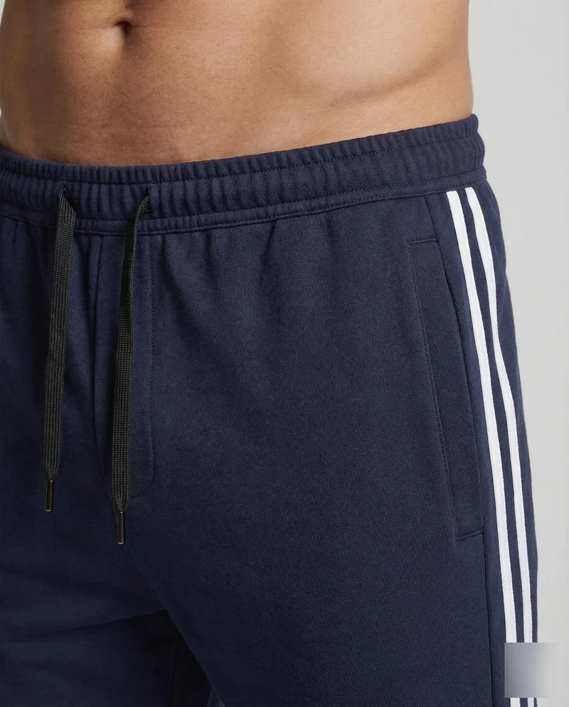 Unisex Jogginghose Streifen Fleece