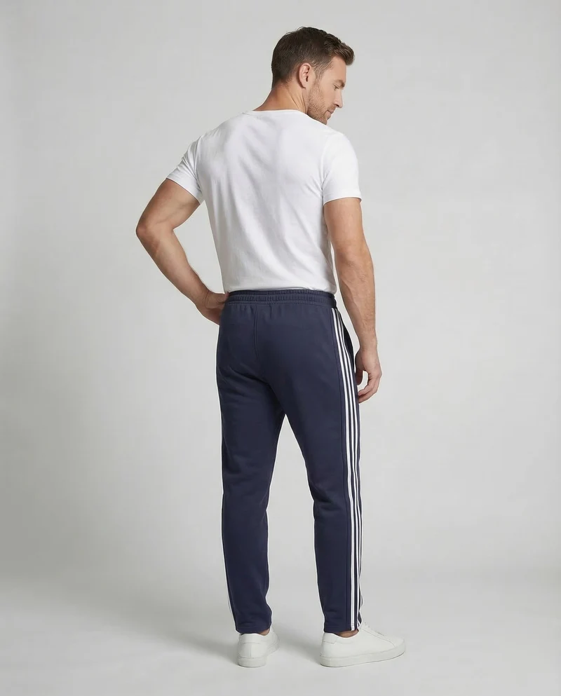 Unisex Jogginghose Streifen Fleece