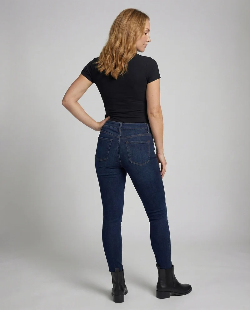 Damen Schmale Microstretch MischgewNord Taschene Kurzarmshirt