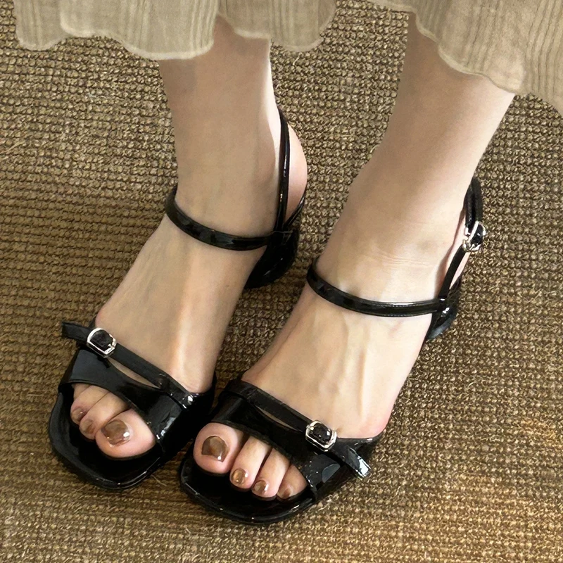Damen Slingback Sandalen mit verstellbaren Riemchen und komfortablem Fußbett