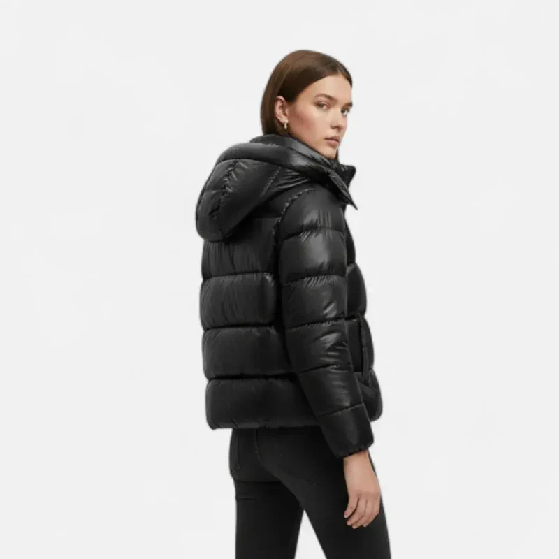 Kapuzen Slim Puffer Jacke