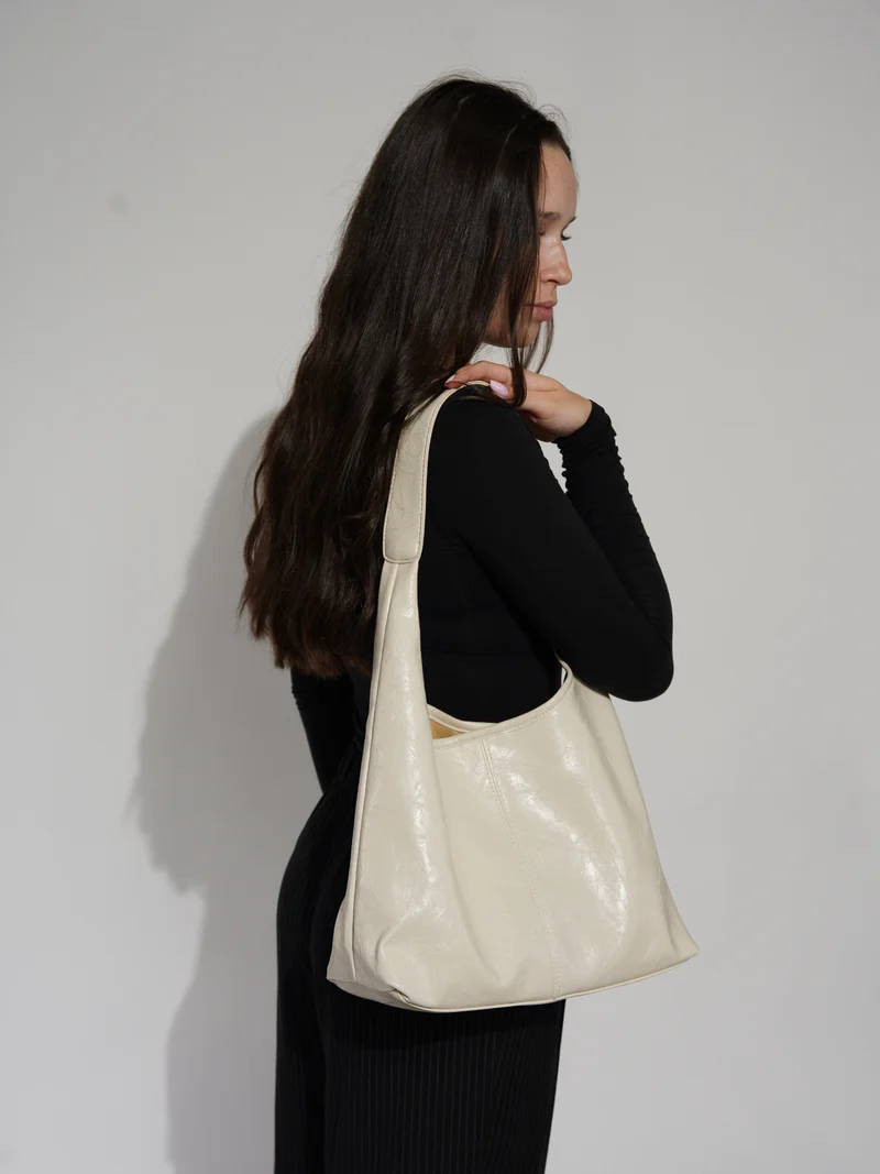 Distressed Vegan Leather Tote