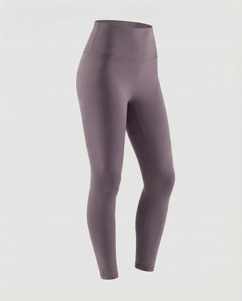 Damen hochgeschnittene Kompressions-Leggings mit Mikrostretch
