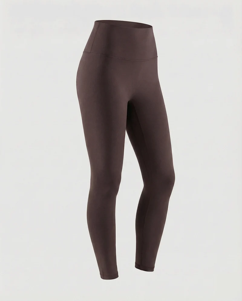 Damen hochgeschnittene Kompressions-Leggings mit Mikrostretch