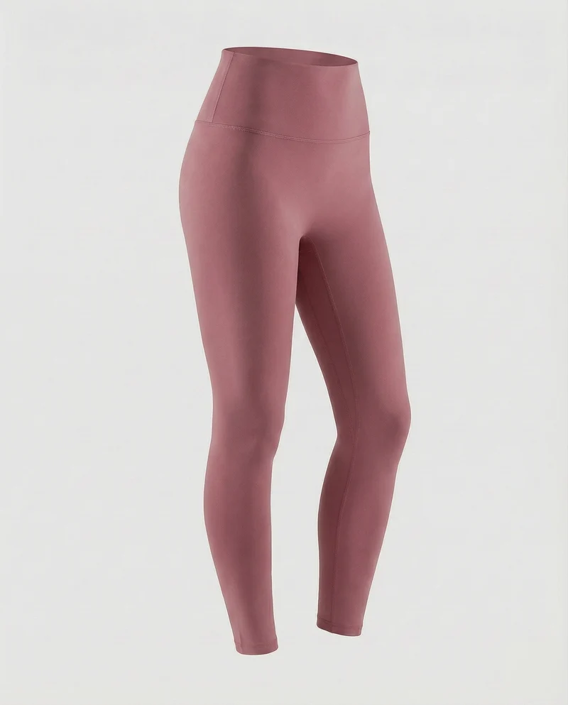 Damen hochgeschnittene Kompressions-Leggings mit Mikrostretch
