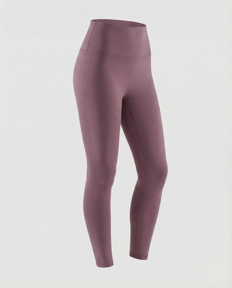 Damen hochgeschnittene Kompressions-Leggings mit Mikrostretch