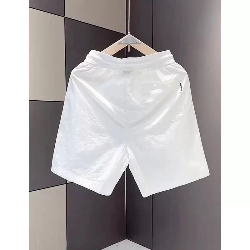 Herren leichte Freizeithose mit elastischem Bund und seitlichen Taschen