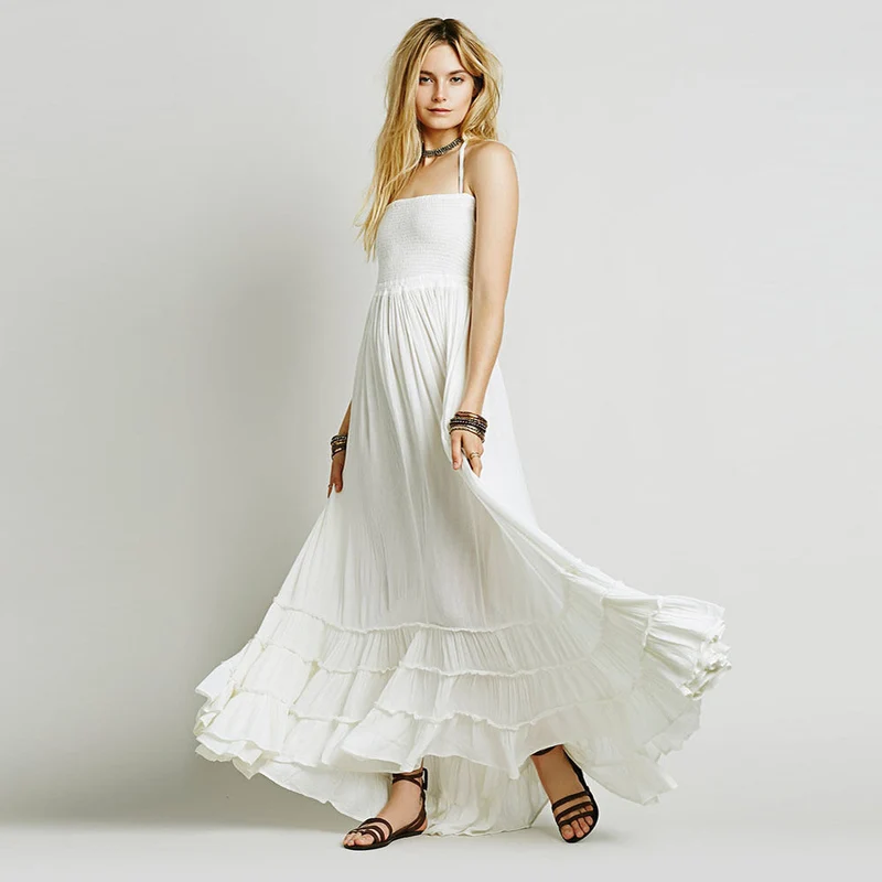 Kleid aus Baumwolle mit Neckholder