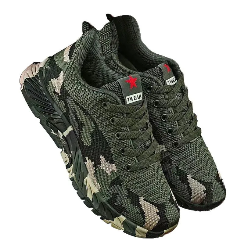 Damen Sportliche Hochleistungs-Sneakers mit ausgefeilter Camouflage-Optik Nord Taschen