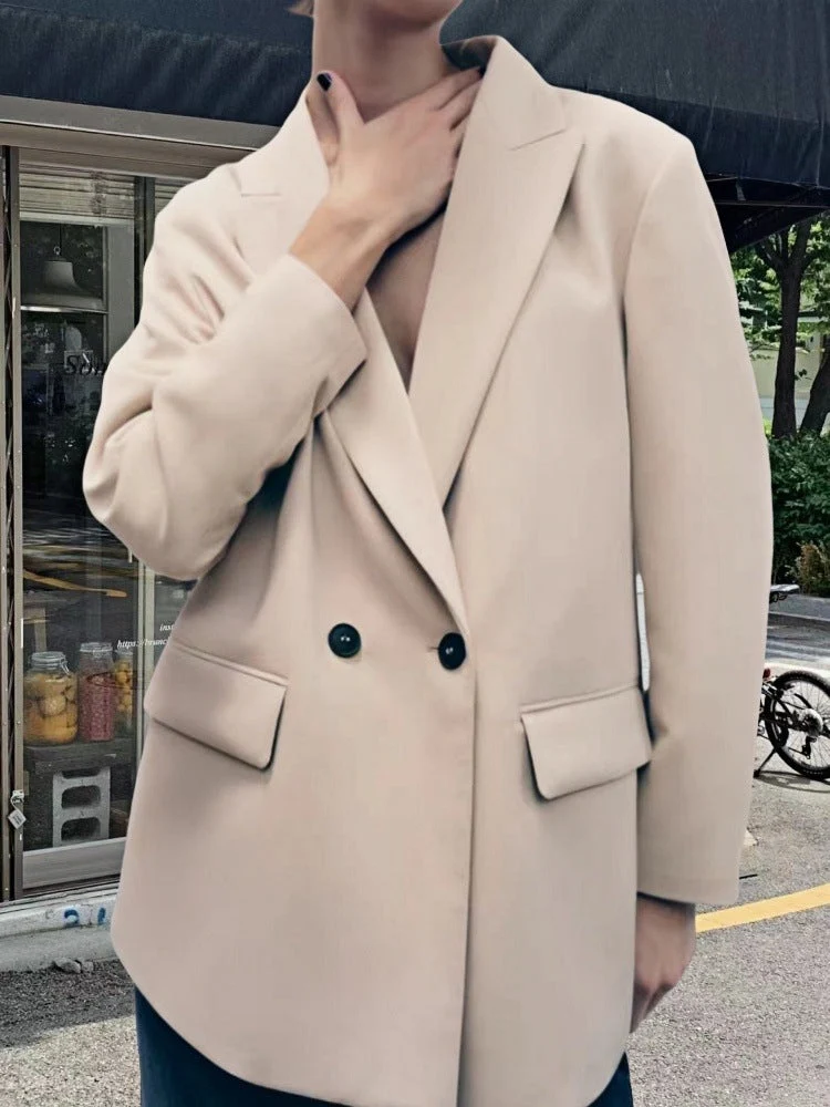 Damen Modischer und eleganter Oversized Blazer