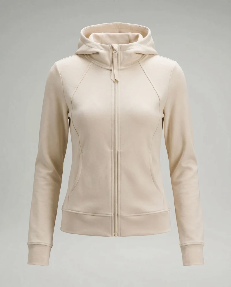 Damen Sportliche Kapuzenjacke mit funktionalem Reißverschluss und innovativem Schnitt