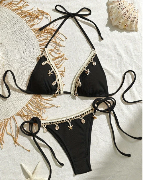 Damen Triangel-Bikini mit raffinierten Details Nord Taschen